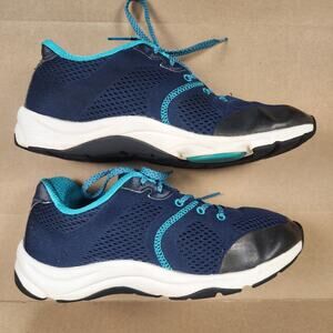Vionic 335 Emerald Athletic Shoes Womens 8 Navy Blue Turquoise Walking Sneakers